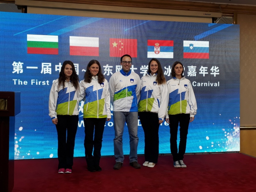 Slovenska univerzitetna ekipa v curlingu na Kitajskem do brona