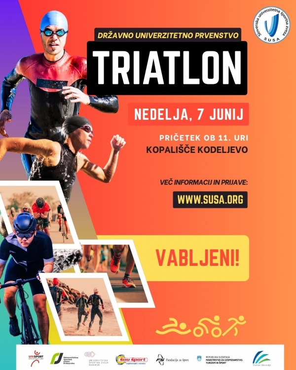 Vabilo na Državno univerzitetno prvenstvo v Triatlonu 2025/26