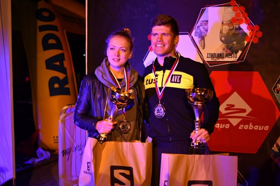 Mesarič in Videčnikova zmagovalca 8. Nočnega teka na Kalvarijo