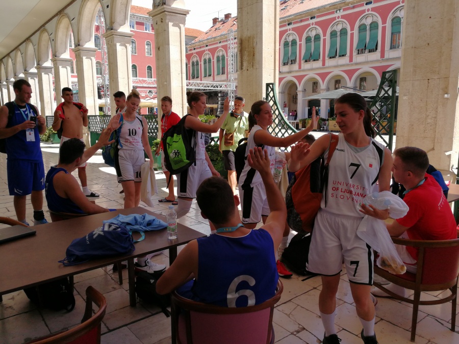 EUP v košarki 3x3, 2. DAN: Slovenski študenti in študentke na dobri poti v izločilne boje za medalje