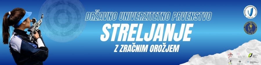 Razpis za Državno univerzitetno prvenstvo v streljanju 2026