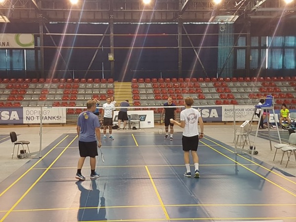 EUP v badmintonu, 1. dan: ekipe opravile prve treninge