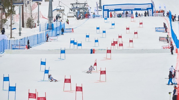 Krasnoyarsk: Testna prireditev v alpskem smučanju