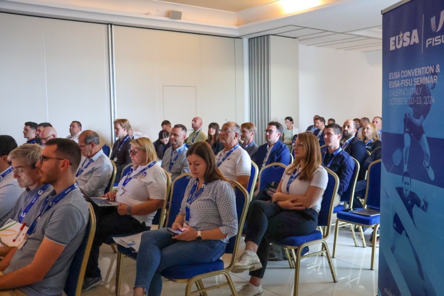 EUSA konvencija in EUSA-FISU seminar 2024 v Salernu