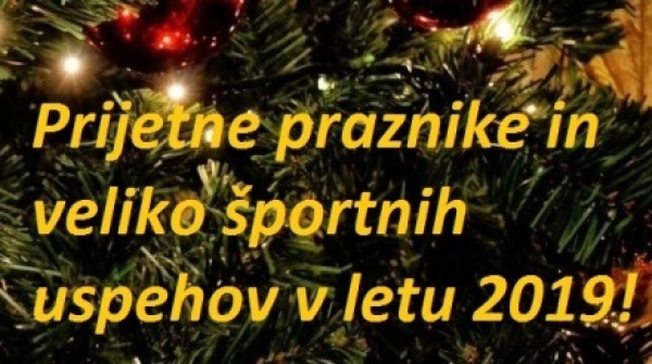 SUSA želi vsem lep božič in veliko &scaron;portnih uspehov v letu 2019!
