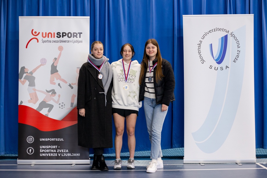Rezultati Državnega univerzitetnega prvenstva v badmintonu 2024/25
