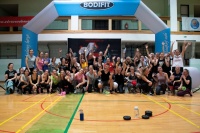 Množičen obisk maratona vadbe v Mariboru