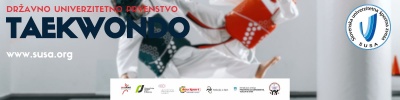 Vabilo na Državno univerzitetno prvenstvo v Taekwondoju-WT (borbe) 2025/26