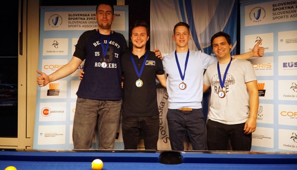 FOTO: Na DUP v biljardu najbolj&scaron;i Aljo&scaron;a Ro&scaron;kar