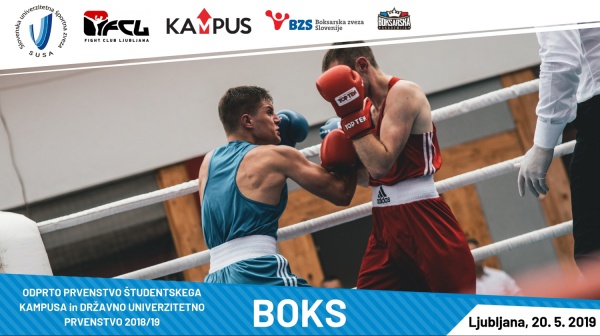 Razpis državnega univerzitetnega prvenstva v boksu 2018/19